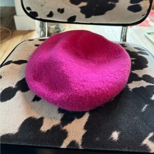 Brand New Magenta Zara Beret